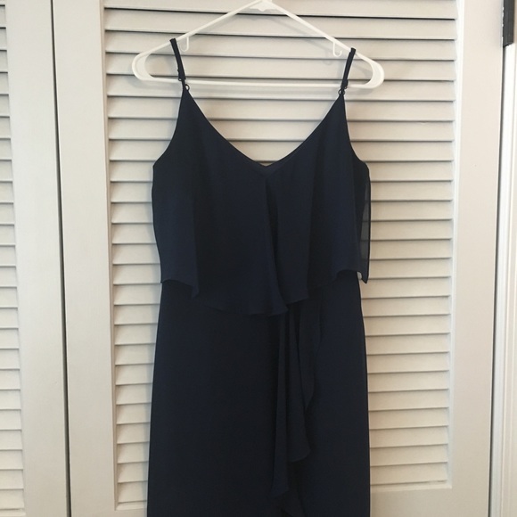 Laundry by Shelli Segal Tiered Chiffon Gown - Picture 2 of 7